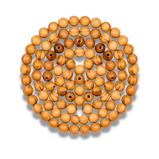 Round Olive Wood Beads