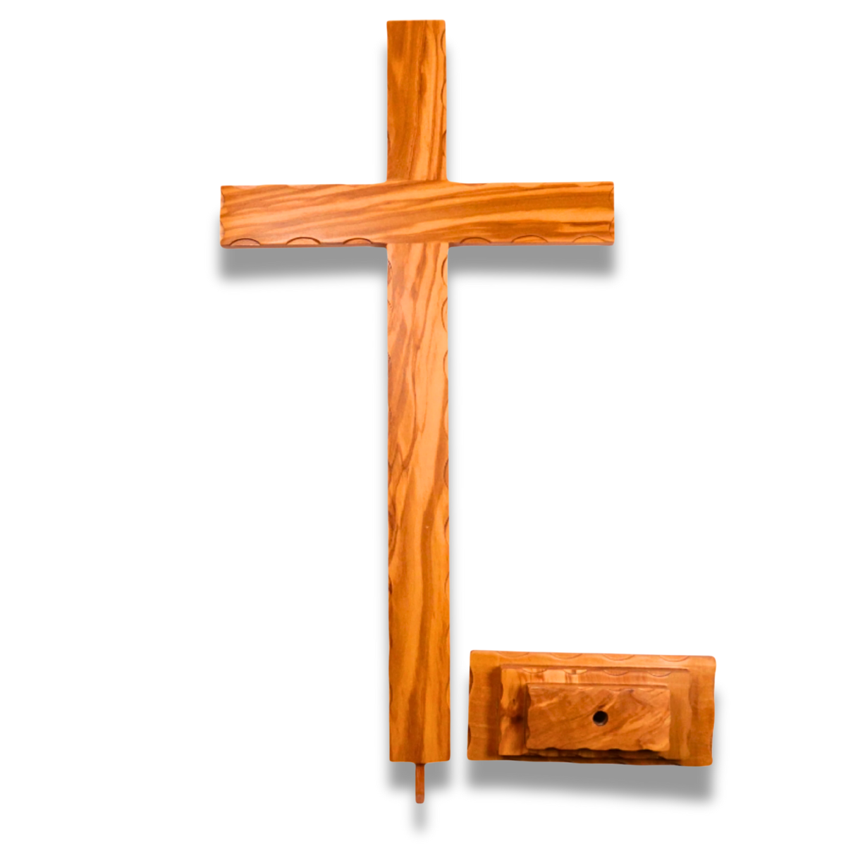 Altar Olive Wood Cross Detached