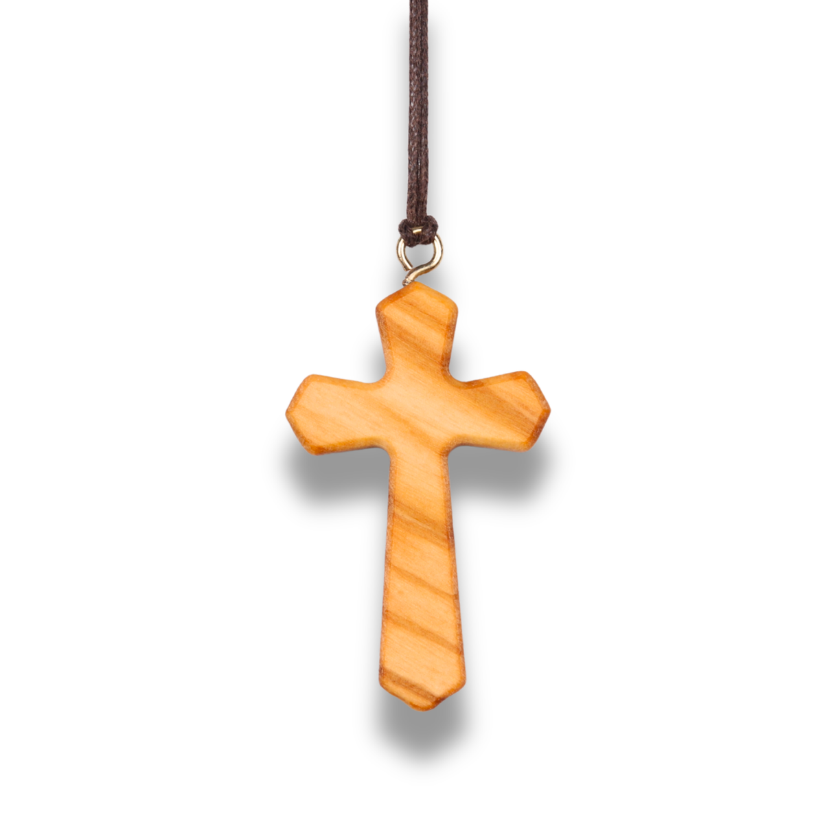 Essentia Olive Wood Cross Necklace