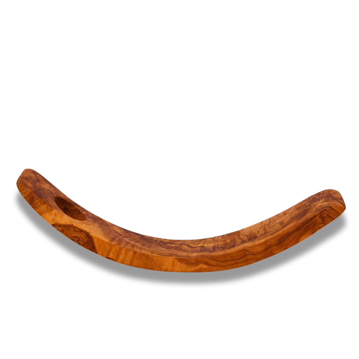 Wooden wine holder on a white background