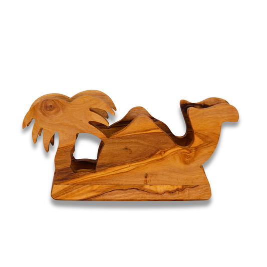 Olive Wood Napkin Holder Handcrafted in Nazareth