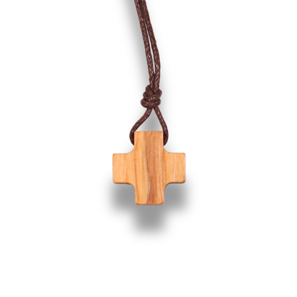 Stillpoint Olive Wood Cross Necklace