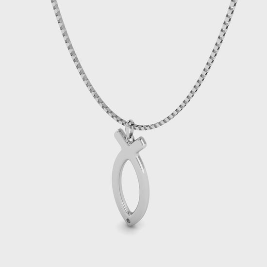 Ichthus Spirit Sterling Silver Necklace Video